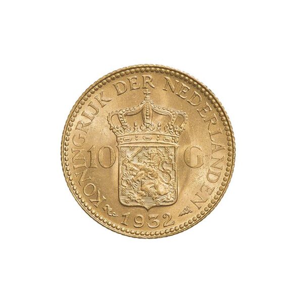 Tientjes 10 Gulden Florin (Hollande) – Image 2