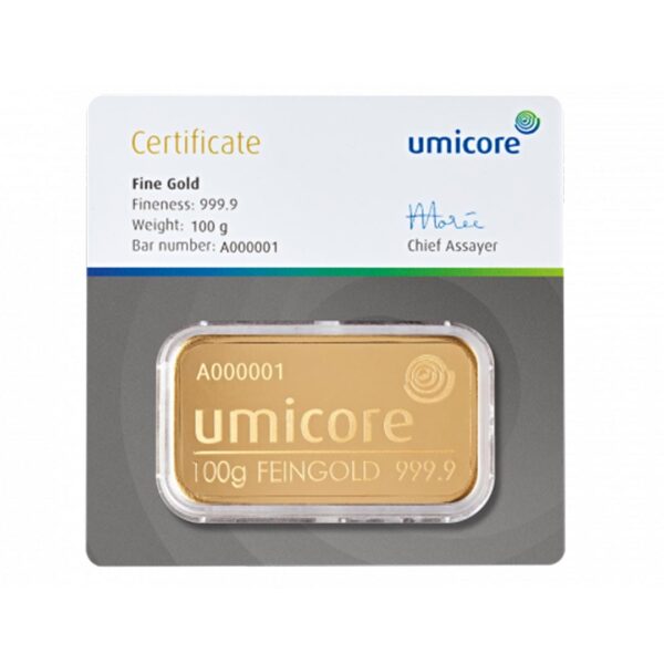 Gold bars 100 gr